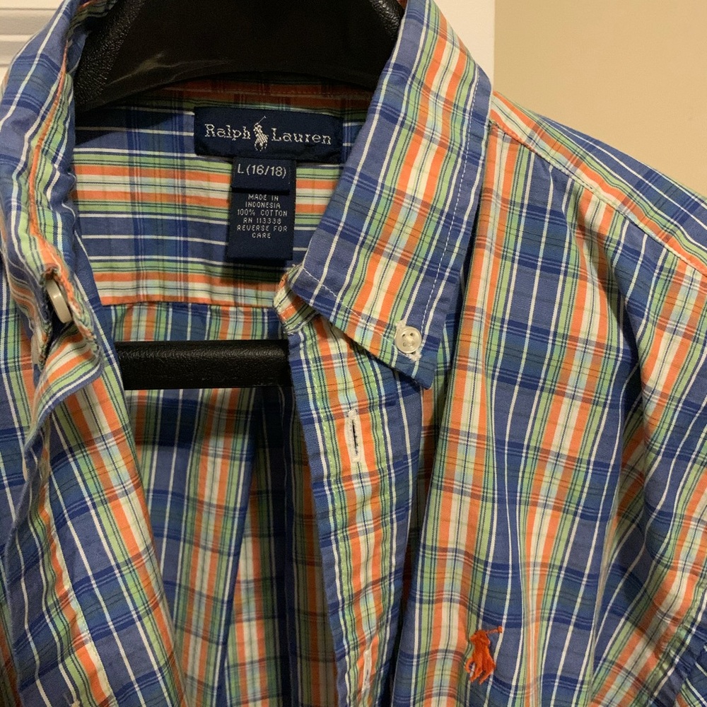 Boys 16/18 Ralph Lauren Button Down